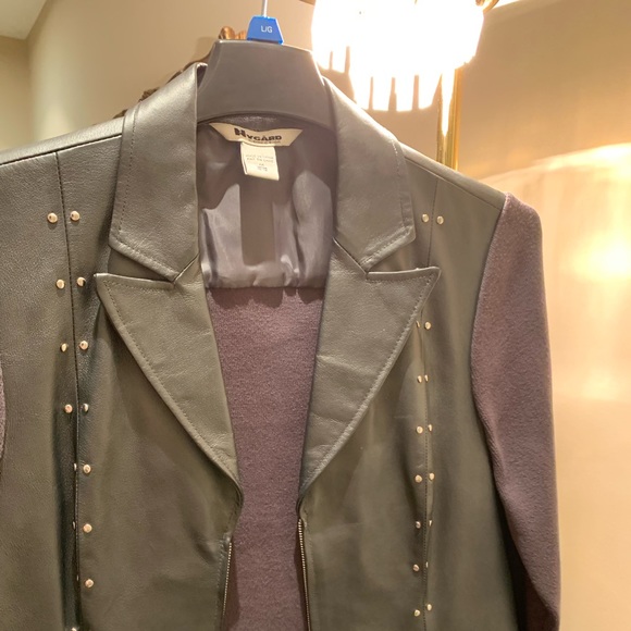 Nygard black leather jacket .size : M - Picture 8 of 14